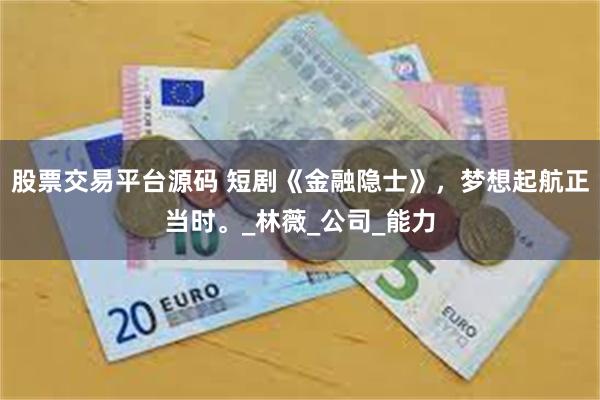 股票交易平台源码 短剧《金融隐士》，梦想起航正当时。_林薇_公司_能力