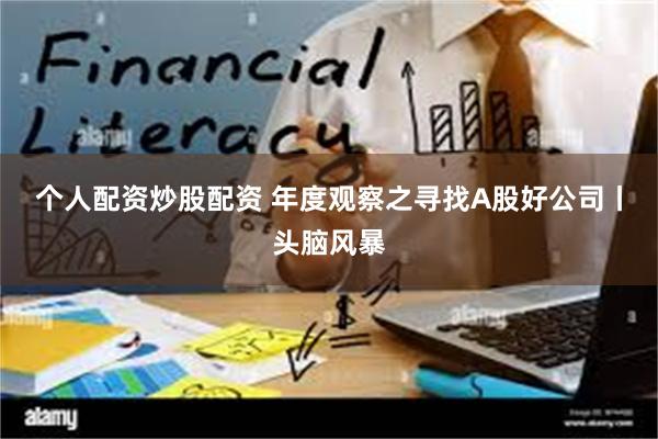 个人配资炒股配资 年度观察之寻找A股好公司丨头脑风暴